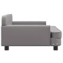 Cama para perros de cuero sintético gris 90x53x30 cm von , Betten für Hunde - Ref: Foro24-171879, Preis: 94,42 €, Rabatt: %