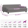 Cama para perros de cuero sintético gris 90x53x30 cm von , Betten für Hunde - Ref: Foro24-171879, Preis: 94,42 €, Rabatt: %