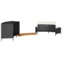 Borde bañera hidromasaje madera acacia y ratán sintético negro by , Pool and spa accessories - Ref: Foro24-365612, Price: 256...