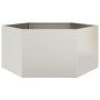 Jardinera hexagonal 104x90x45 cm acero desgastado von , Töpfe und Pflanzgefäße - Ref: Foro24-851135, Preis: 76,92 €, Rabatt: %