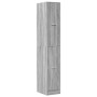 Armario botiquín madera ingeniería gris Sonoma 30x41x174,5 cm by , Lockers and storage cabinets - Ref: Foro24-3309632, Price:...