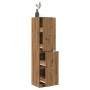 Armario botiquín madera ingeniería roble artisian 40x41x174,5cm by , Lockers and storage cabinets - Ref: Foro24-3309653, Pric...