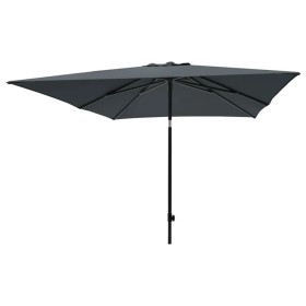 Madison Sombrilla de jardín Denia gris 200x200 cm de , Sombrillas - Ref: Foro24-447151, Precio: 128,30 €, Descuento: %