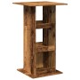 Mesa alta bar con almacenaje madera envejecida 60x60x102 cm von , Küchen- und Esstische - Ref: Foro24-854335, Preis: 72,37 €,...