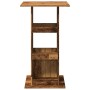 Mesa alta bar con almacenaje madera envejecida 60x60x102 cm von , Küchen- und Esstische - Ref: Foro24-854335, Preis: 72,37 €,...
