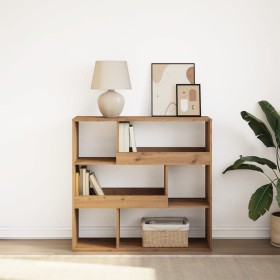 Estantería divisor de espacios roble artisian 100x33x94,5 cm de , Librerías y estanterías - Ref: Foro24-854444, Precio: 86,15...