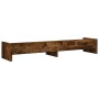 Soporte de pantalla madera ingeniería roble ahumado 100x24x16cm by , Computer bases and risers - Ref: Foro24-854728, Price: 3...