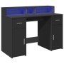 Escritorio con luz LED madera ingeniería negro 120x55x91 cm von , Schreibtische - Ref: Foro24-3309412, Preis: 228,41 €, Rabat...