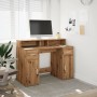 Escritorio con LED madera ingeniería roble artisian 120x55x91cm by , Desks - Ref: Foro24-3309419, Price: 184,60 €, Discount: %