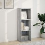 Estantería de madera de ingeniería gris Sonoma 40x30x114 cm de , Librerías y estanterías - Ref: Foro24-857872, Precio: 49,73 €