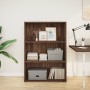 Estantería de madera de ingeniería marrón roble 80x30x114 cm de , Librerías y estanterías - Ref: Foro24-857937, Precio: 57,66...