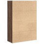 Estantería de madera de ingeniería marrón roble 80x30x114 cm de , Librerías y estanterías - Ref: Foro24-857937, Precio: 57,61 €