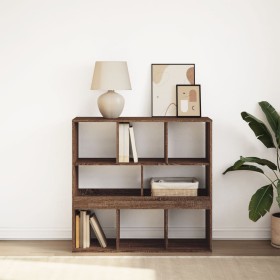 Estantería/divisor de espacios marrón roble 100x33x94,5 cm von , Bücherregale und Regale - Ref: Foro24-854478, Preis: 84,76 €...