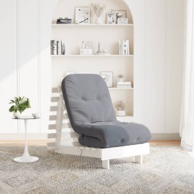 Futón sofá cama con colchón madera maciza blanco 60x206x11 cm von , Futones - Ref: Foro24-846747, Preis: 181,61 €, Rabatt: %