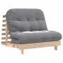 Futón sofá cama con colchón madera maciza de pino 100x206x11 cm von , Futones - Ref: Foro24-846766, Preis: 223,96 €, Rabatt: %