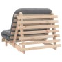 Futón sofá cama con colchón madera maciza de pino 100x206x11 cm von , Futones - Ref: Foro24-846766, Preis: 223,96 €, Rabatt: %