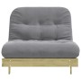 Futón sofá cama con colchón madera impregnada pino 100x206x11cm by , Futones - Ref: Foro24-846770, Price: 250,19 €, Discount: %
