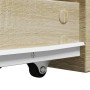 Armario de baño estrecho con ruedas madera roble Sonoma von , Schließfächer und Lagerschränke - Ref: Foro24-855297, Preis: 97...