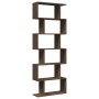 Librería divisora 6 niveles madera marrón roble 70x24x193 cm von , Bücherregale und Regale - Ref: Foro24-858090, Preis: 97,73...