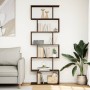 Librería divisora 6 niveles madera marrón roble 70x24x193 cm de , Librerías y estanterías - Ref: Foro24-858090, Precio: 102,26 €