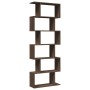 Librería divisora 6 niveles madera marrón roble 70x24x193 cm von , Bücherregale und Regale - Ref: Foro24-858090, Preis: 97,73...