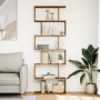Librería divisora 6 niveles madera roble artisan 70x24x193 cm by , Bookcases and shelves - Ref: Foro24-858092, Price: 96,00 €...