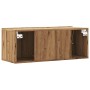 Mueble TV de pared madera ingeniería roble artisan 80x30x30 cm von , TV-Möbel - Ref: Foro24-856017, Preis: 53,94 €, Rabatt: %
