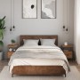 Mesitas noche 2 uds madera ingeniería roble artisan 34x36x50 cm by , Nightstands - Ref: Foro24-857265, Price: 95,58 €, Discou...