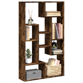 Estantería madera de ingeniería roble ahumado 72x20x120 cm by , Bookcases and shelves - Ref: Foro24-858160, Price: 78,57 €, D...