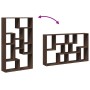 Estantería de madera de ingeniería marrón roble 72x20x120 cm by , Bookcases and shelves - Ref: Foro24-858162, Price: 69,10 €,...