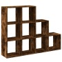 Librería divisora 3 niveles roble ahumado 137,5x29x103,5 cm by , Bookcases and shelves - Ref: Foro24-857980, Price: 82,50 €, ...