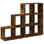 Librería divisora 3 niveles roble ahumado 137,5x29x103,5 cm by , Bookcases and shelves - Ref: Foro24-857980, Price: 82,50 €, ...