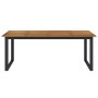Mesa de jardín con patas en U madera maciza acacia 200x90x75 cm by , Garden tables - Ref: Foro24-319514, Price: 273,48 €, Dis...