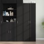 Aparador de madera de ingeniería negro 30x42,5x185 cm von , Sideboards - Ref: Foro24-3281393, Preis: 143,02 €, Rabatt: %