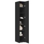 Aparador de madera de ingeniería negro 30x42,5x185 cm von , Sideboards - Ref: Foro24-3281393, Preis: 143,02 €, Rabatt: %