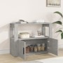 Aparador de madera contrachapada gris hormigón 80x30x60 cm de , Aparadores - Ref: Foro24-819456, Precio: 65,35 €, Descuento: %