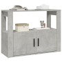 Aparador de madera contrachapada gris hormigón 80x30x60 cm de , Aparadores - Ref: Foro24-819456, Precio: 65,35 €, Descuento: %