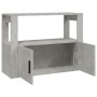 Aparador de madera contrachapada gris hormigón 80x30x60 cm de , Aparadores - Ref: Foro24-819456, Precio: 65,35 €, Descuento: %