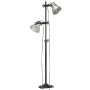 Lámpara de pie 2 pantallas plateada hierro fundido E27 by , Lamps - Ref: Foro24-320583, Price: 104,44 €, Discount: %
