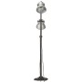 Lámpara de pie 2 pantallas plateada hierro fundido E27 by , Lamps - Ref: Foro24-320583, Price: 104,44 €, Discount: %