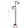 Lámpara de pie 2 pantallas plateada hierro fundido E27 by , Lamps - Ref: Foro24-320583, Price: 104,44 €, Discount: %