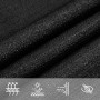 Toldo de vela triangular HDPE negro 160 g/m² 3x4x4 m von , Sonnenschirme - Ref: Foro24-311750, Preis: 30,81 €, Rabatt: %