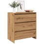 Aparador de madera de ingeniería roble artisan 70x41x75 cm by , Sideboards - Ref: Foro24-856779, Price: 103,49 €, Discount: %