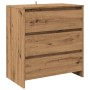 Aparador de madera de ingeniería roble artisan 70x41x75 cm by , Sideboards - Ref: Foro24-856779, Price: 103,49 €, Discount: %