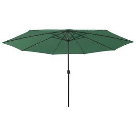 Sombrilla de jardín con luces LED verde 400 cm von , Sonnenschirme - Ref: Foro24-312531, Preis: 101,18 €, Rabatt: %