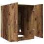 Armario de lavadora madera envejecida 70,5x71,5x91,5 cm von , Zubehör für Waschmaschinen und Trockner - Ref: Foro24-856640, P...