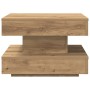 Mesa de centro giratoria 360 grados roble artisan 50x50x34,5 cm von , Couchtisch - Ref: Foro24-858478, Preis: 66,65 €, Rabatt: %