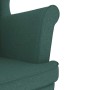 Sillón de tela verde oscuro 74x84x100 cm de , Sillones - Ref: Foro24-4016900, Precio: 257,60 €, Descuento: %