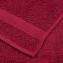 Juego de toallas 8 piezas 100% algodón burdeos 360 gsm by , Toallas de baño y manoplas - Ref: Foro24-137064, Price: 35,44 €, ...