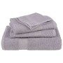 Juego de toallas 6 piezas 100% algodón gris 360 gsm de , Toallas de baño y manoplas - Ref: Foro24-137085, Precio: 36,72 €, De...